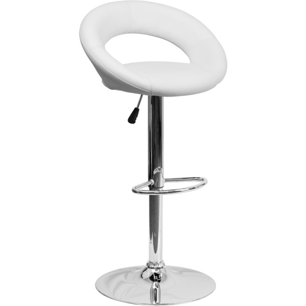 Contemporary-White-Vinyl-Rounded-Back-Adjustable-Height-Barstool-with-Chrome-Base-by-Flash-Furniture
