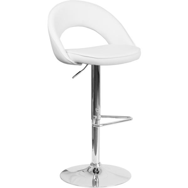 Contemporary-White-Vinyl-Rounded-Back-Adjustable-Height-Barstool-with-Chrome-Base-by-Flash-Furniture