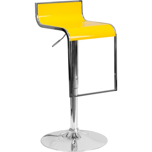 Contemporary-Yellow-Plastic-Adjustable-Height-Barstool-with-Chrome-Drop-Frame-by-Flash-Furniture
