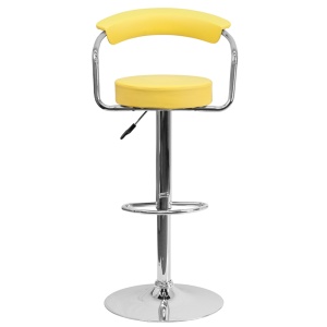 Contemporary-Yellow-Vinyl-Adjustable-Height-Barstool-with-Arms-and-Chrome-Base-by-Flash-Furniture-3
