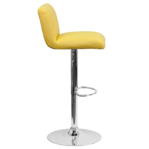 Contemporary-Yellow-Vinyl-Adjustable-Height-Barstool-with-Chrome-Base-by-Flash-Furniture-1
