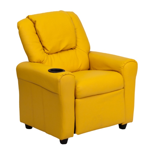 Contemporary-Yellow-Vinyl-Kids-Recliner-with-Cup-Holder-and-Headrest-by-Flash-Furniture