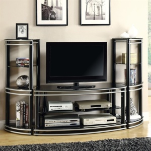 Alternative view of Corner Media Towers (Set of 2) by Coaster Fine Furniture