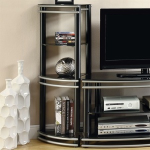 Corner Media Towers (Set of 2) by Coaster Fine Furniture