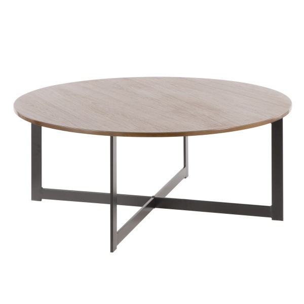 Cosmopolitan-Industrial-Coffee-Table-in-Black-Metal-and-Walnut-Wood-by-LumiSource
