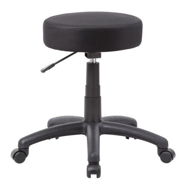 DOT-Stool-with-Black-Mesh-Upholstery-by-Boss-Office-Products