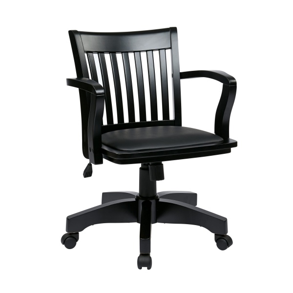 Deluxe-Wood-Bankers-Chair-with-Vinyl-Padded-Seat-BlackEspresso-by-OSP-Designs-Office-Star
