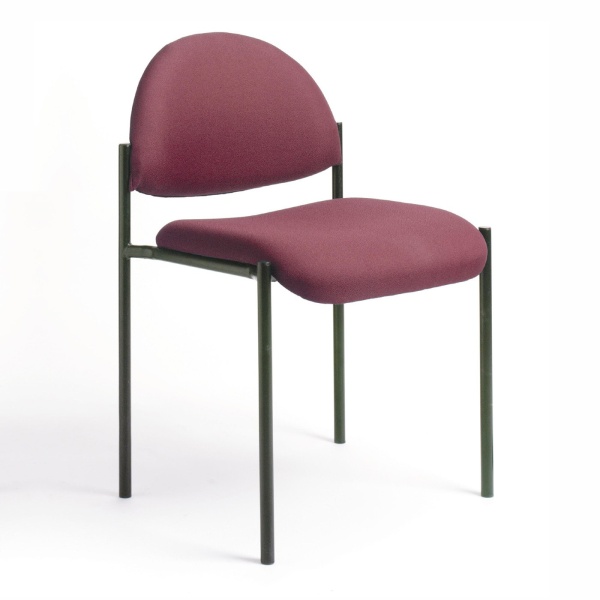 Diamond-Armless-Stacking-Office-Chair-with-Burgundy-Crepe-Fabric-Upholstery-by-Boss-Office-Products