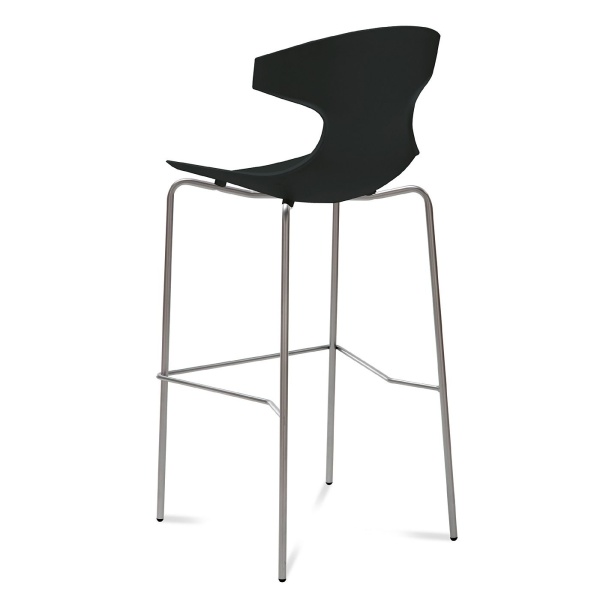 Echo-Bar-Stool-with-Black-Seat-Color-by-Domitalia