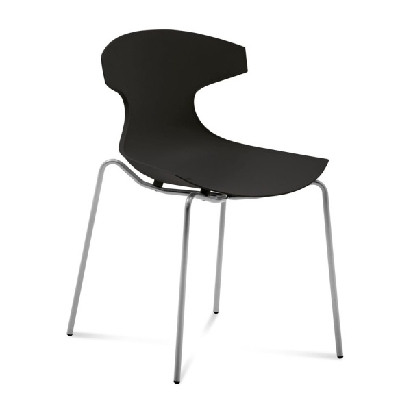 Echo-Stacking-Dining-Chair-with-Black-Seat-Color-by-Domitalia