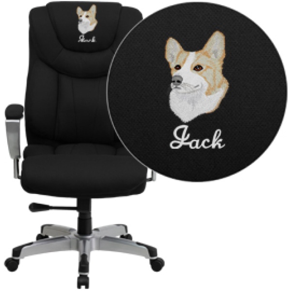Embroidered-HERCULES-Series-Big-Tall-400-lb.-Rated-Black-Fabric-Executive-Swivel-Chair-with-Adjustable-Arms-by-Flash-Furniture