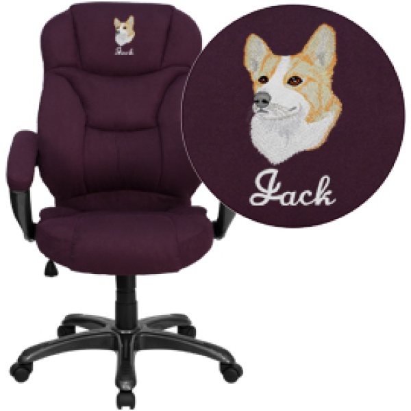 Embroidered-High-Back-Grape-Microfiber-Contemporary-Executive-Swivel-Chair-with-Arms-by-Flash-Furniture