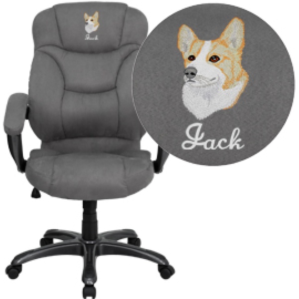 Embroidered-High-Back-Gray-Microfiber-Contemporary-Executive-Swivel-Chair-with-Arms-by-Flash-Furniture