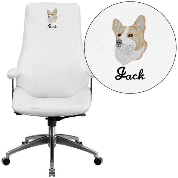 Embroidered-High-Back-White-Leather-Executive-Swivel-Chair-with-Arms-by-Flash-Furniture