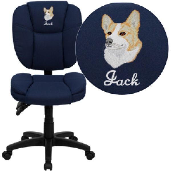 Embroidered-Mid-Back-Navy-Blue-Fabric-Multifunction-Ergonomic-Swivel-Task-Chair-by-Flash-Furniture