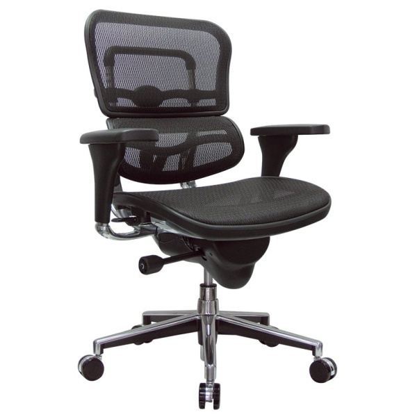Ergohuman-Mesh-Mid-Back-Office-Chair-By-Eurotech-Seating