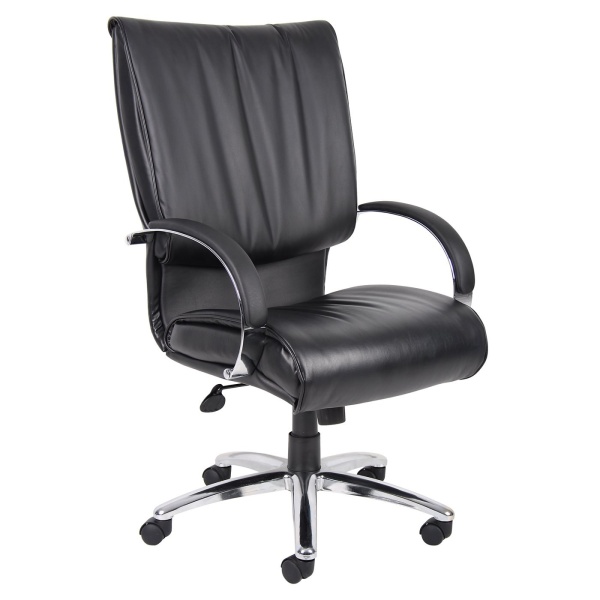 Executive-Office-Chair-with-Chrome-Finish-With-Spring-Tilt-by-Boss-Office-Products
