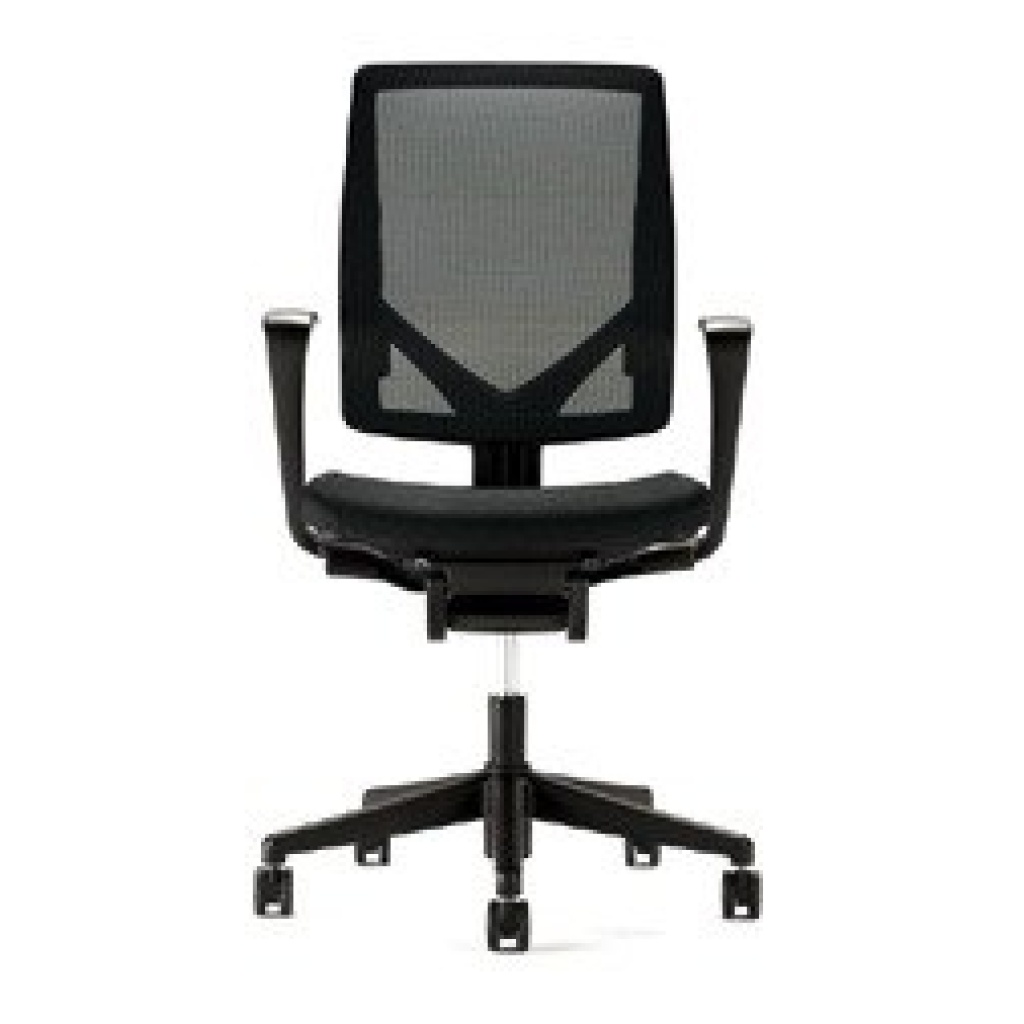 Allsteel Black Leather and Chrome Conference Chairs - Recycled Office  Furnishings