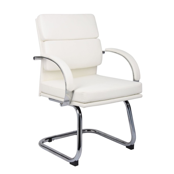 Guest-Chair-with-White-CaressoftPlus-Upholstery-by-Boss-Office-Products
