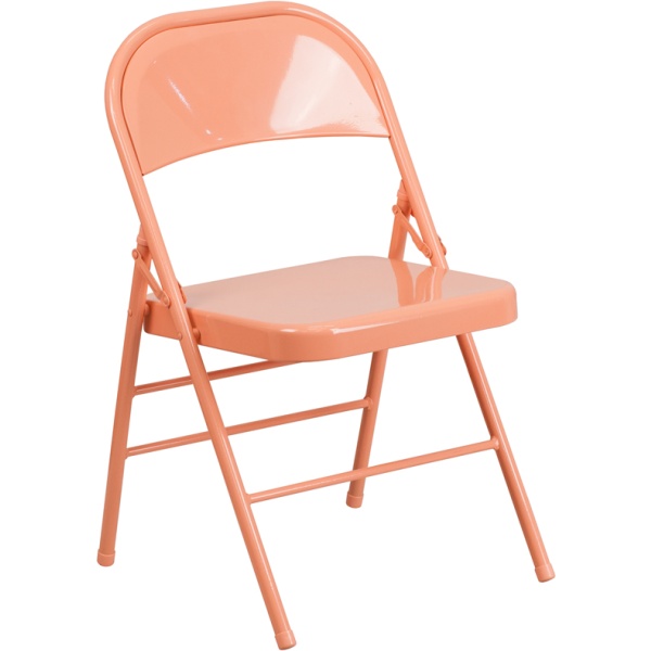 HERCULES-COLORBURST-Series-Sedona-Coral-Triple-Braced-Double-Hinged-Metal-Folding-Chair-by-Flash-Furniture