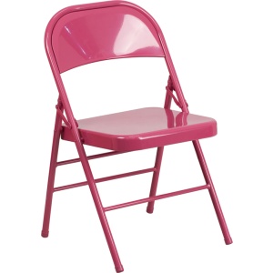 HERCULES-COLORBURST-Series-Shockingly-Fuchsia-Triple-Braced-Double-Hinged-Metal-Folding-Chair-by-Flash-Furniture