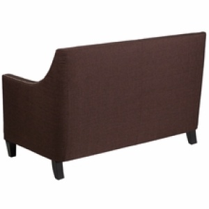 HERCULES-Compass-Series-Transitional-Brown-Fabric-Loveseat-with-Walnut-Legs-by-Flash-Furniture-1