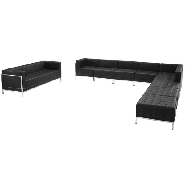 HERCULES-Imagination-Series-Black-Leather-Sectional-Sofa-Set-10-Pieces-by-Flash-Furniture