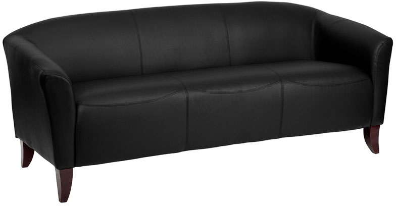 hercules imperial series black leather sofa wieght limit