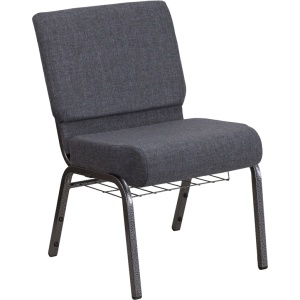 HERCULES-Series-21W-Church-Chair-in-Dark-Gray-Fabric-with-Book-Rack-Silver-Vein-Frame-by-Flash-Furniture