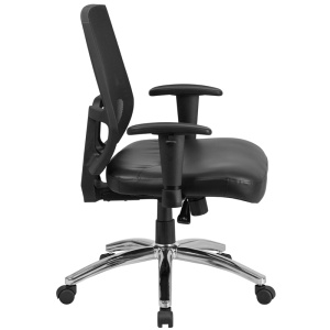 HERCULES-Series-Big-Tall-400-lb.-Rated-Black-Mesh-Mid-Back-Executive-Swivel-Chair-with-Leather-Seat-and-Arms-by-Flash-Furniture-1