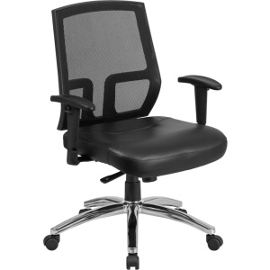 HERCULES-Series-Big-Tall-400-lb.-Rated-Black-Mesh-Mid-Back-Executive-Swivel-Chair-with-Leather-Seat-and-Arms-by-Flash-Furniture