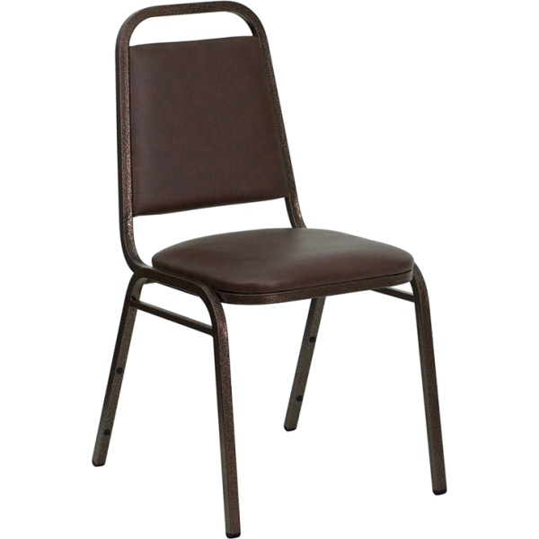 HERCULES-Series-Trapezoidal-Back-Stacking-Banquet-Chair-in-Brown-Vinyl-Copper-Vein-Frame-by-Flash-Furniture