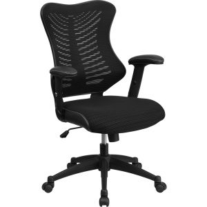 High-Back-Designer-Black-Mesh-Executive-Swivel-Chair-with-Adjustable-Arms-by-Flash-Furniture