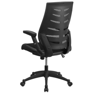 High-Back-Designer-Black-Mesh-Executive-Swivel-Chair-with-Height-Adjustable-Flip-Up-Arms-by-Flash-Furniture-2