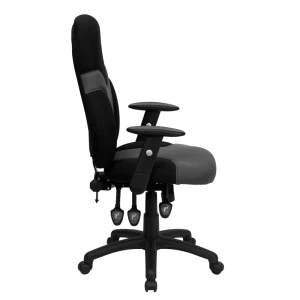 High-Back-Ergonomic-Black-and-Gray-Mesh-Swivel-Task-Chair-with-Adjustable-Arms-by-Flash-Furniture-2