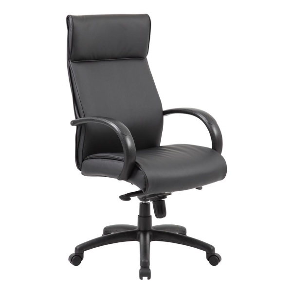 High-Back-Executive-Chair-With-Knee-Tilt-by-Boss-Office-Products