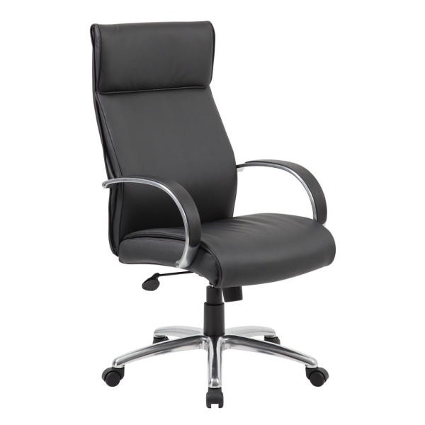 High-Back-Executive-Chair-with-Aluminum-Arms-and-Chair-Base-Without-Knee-Tilt-by-Boss-Office-Products