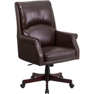High-Back-Pillow-Back-Brown-Leather-Executive-Swivel-Chair-with-Arms-by-Flash-Furniture