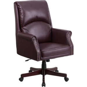 High-Back-Pillow-Back-Burgundy-Leather-Executive-Swivel-Chair-with-Arms-by-Flash-Furniture