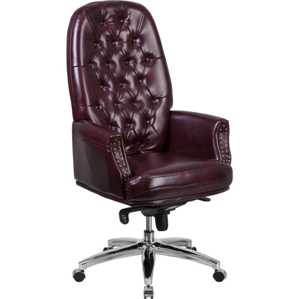 High-Back-Traditional-Tufted-Burgundy-Leather-Multifunction-Executive-Swivel-Chair-with-Arms-by-Flash-Furniture