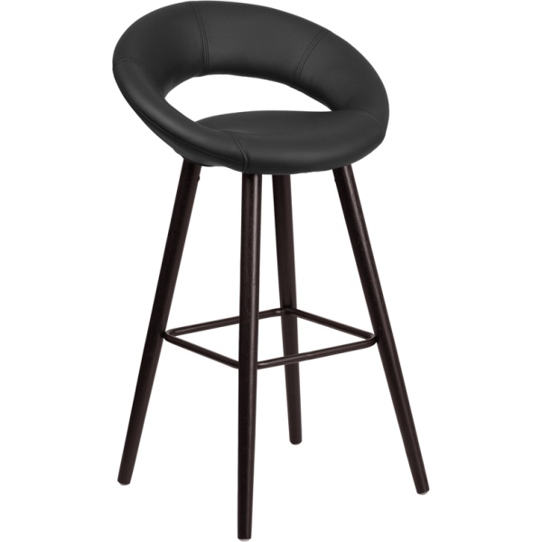 Kelsey-Series-29-High-Contemporary-Cappuccino-Wood-Barstool-in-Black-Vinyl-by-Flash-Furniture