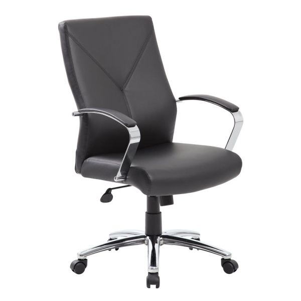 LeatherPlus-Executive-Chair-with-Black-LeatherPlus-Upholstery-by-Boss-Office-Products