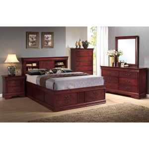 Louis-Philippe-Storage-Bed-Queen-with-Cherry-Finish-by-Coaster-Fine-Furniture-2