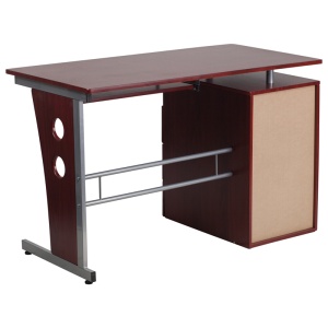 Mahogany-Desk-with-Three-Drawer-Pedestal-and-Pull-Out-Keyboard-Tray-by-Flash-Furniture-2