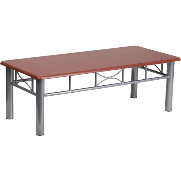 Mahogany-Laminate-Coffee-Table-with-Silver-Steel-Frame-by-Flash-Furniture