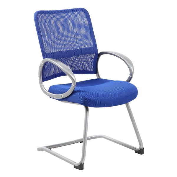 Mesh-Back-Guest-Chair-with-Blue-Mesh-Upholstery-by-Boss-Office-Products