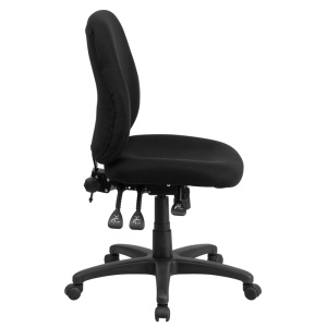 Mid-Back-Black-Fabric-Multifunction-Ergonomic-Swivel-Task-Chair-by-Flash-Furniture-1