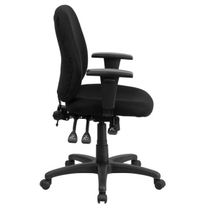 Mid-Back-Black-Fabric-Multifunction-Ergonomic-Swivel-Task-Chair-with-Adjustable-Arms-by-Flash-Furniture-1