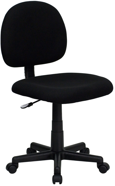 Mid-Back Black Fabric Swivel Task Chair - by Flash Furniture
