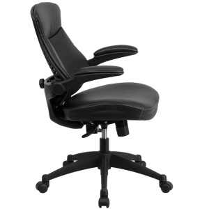 Mid-Back-Black-Leather-Executive-Swivel-Chair-with-Back-Angle-Adjustment-and-Flip-Up-Arms-by-Flash-Furniture-1